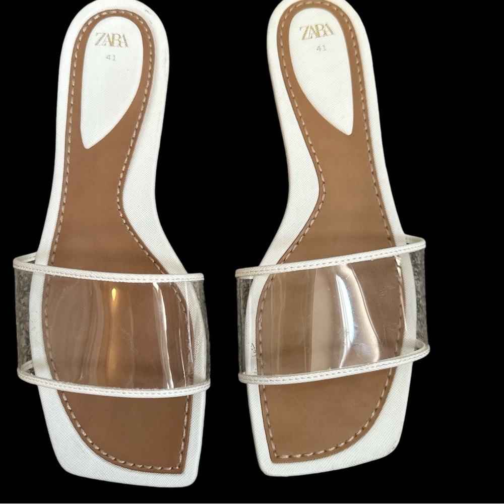 Zara clear sandal